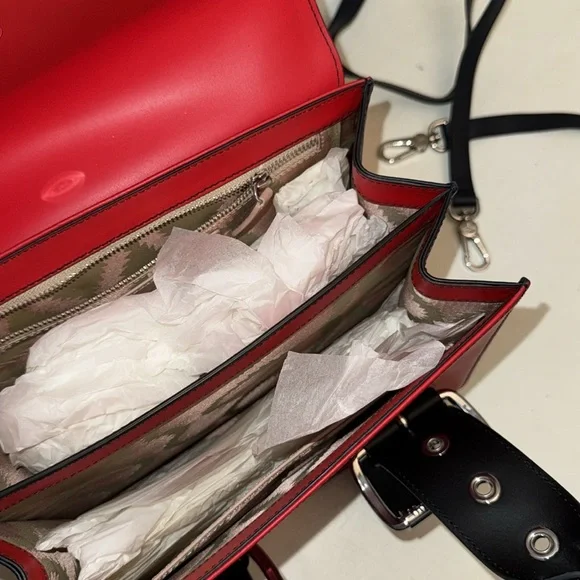 Vivienne Westwood NWT ALEX BAG LARGE BLUE-RED - Picture 9 of 15